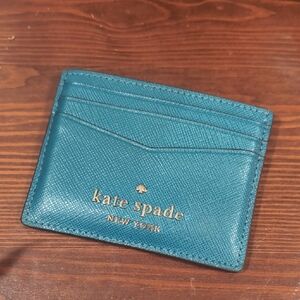 Kate Spade Teal Card Holder